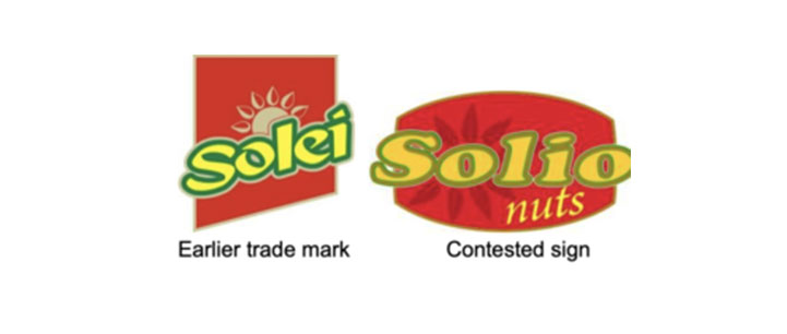 SOLEI vrs. SOLIO – EUIPO confirms likelihood of confusion